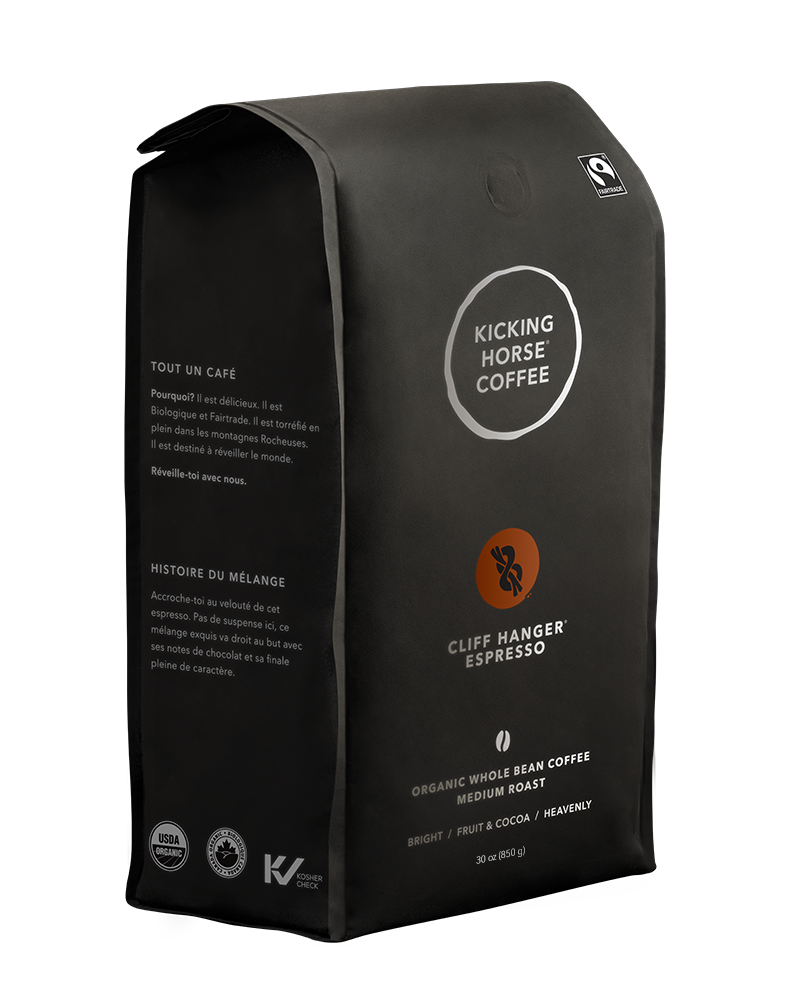 Kicking Horse Cliff Hanger Espresso Coffee Beans Size 850g