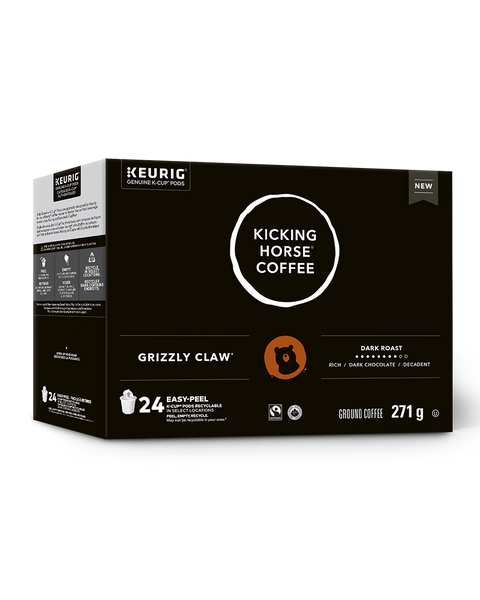 KICKBACK CORNERED,LES 150 PASSIONS…セット GRIZZLY CLAW K-CUP® PODS – Kicking Horse Coffee - Canada